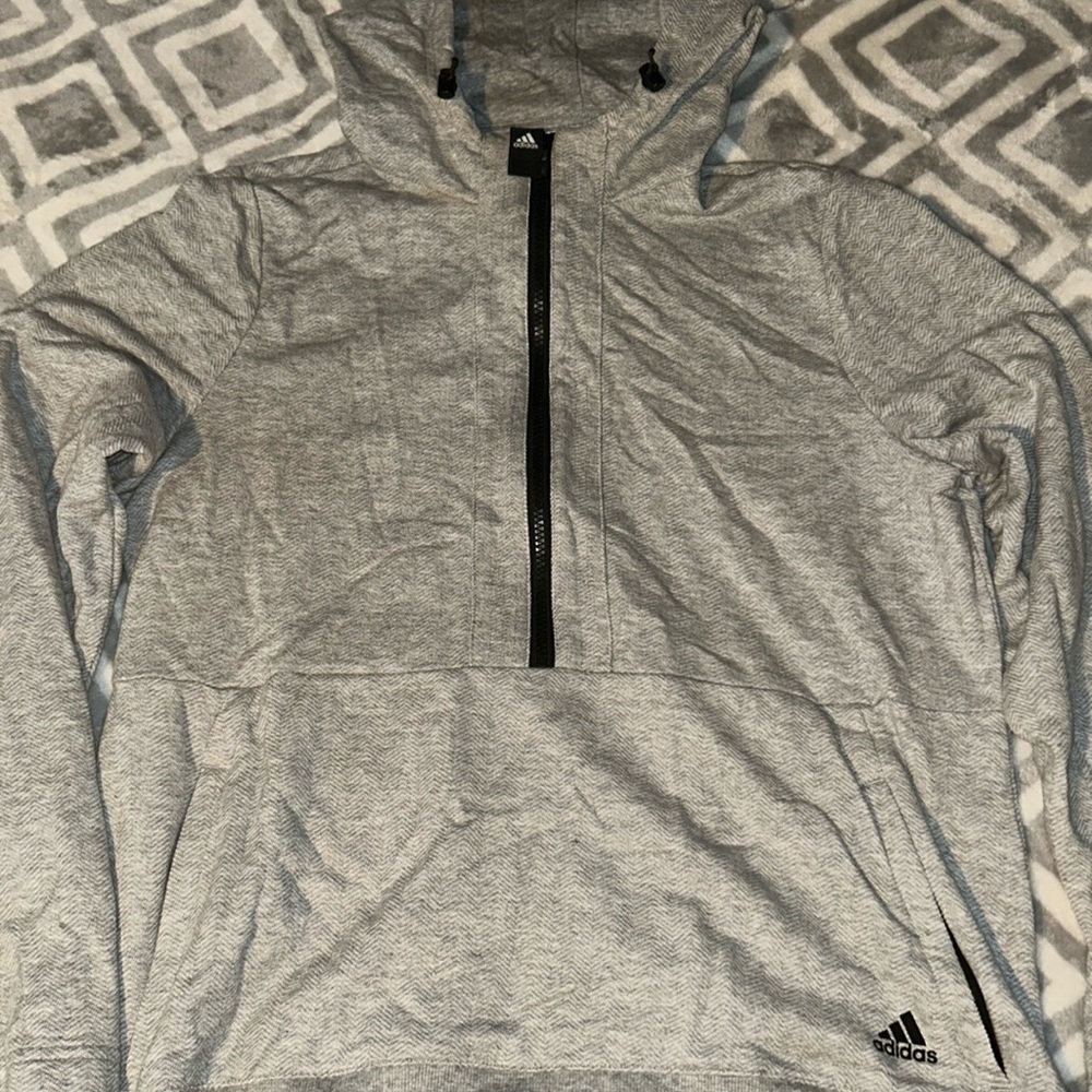 Adidas activewear half zip hoodie
